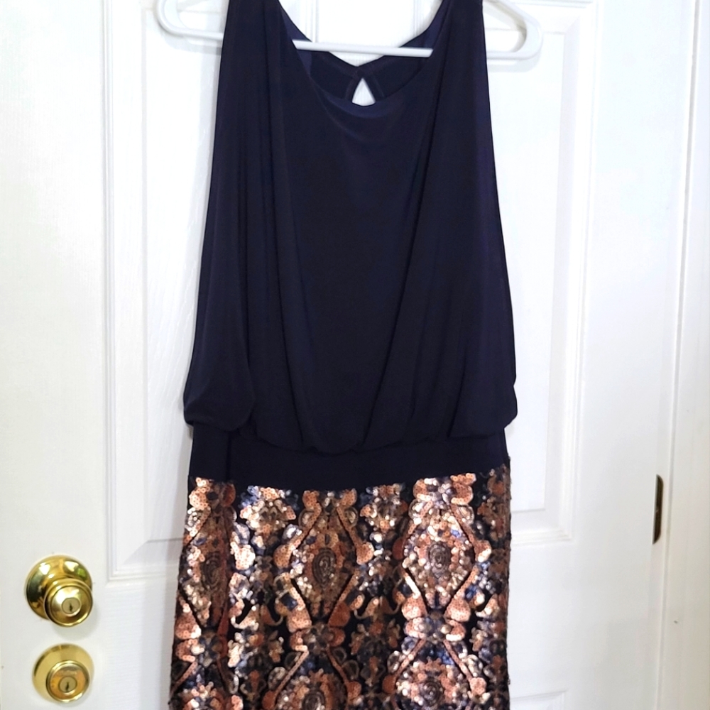 Betsy & Adam sequin dress size 10